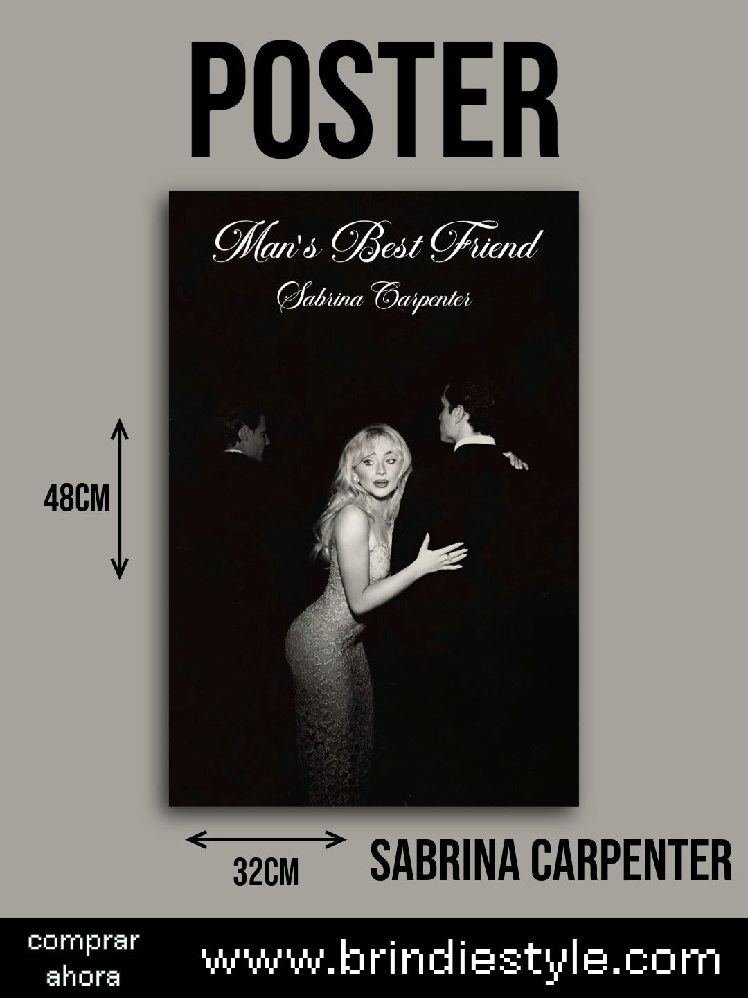 Pack de 3 Pósters – Sabrina Carpenter Man's Best Friend