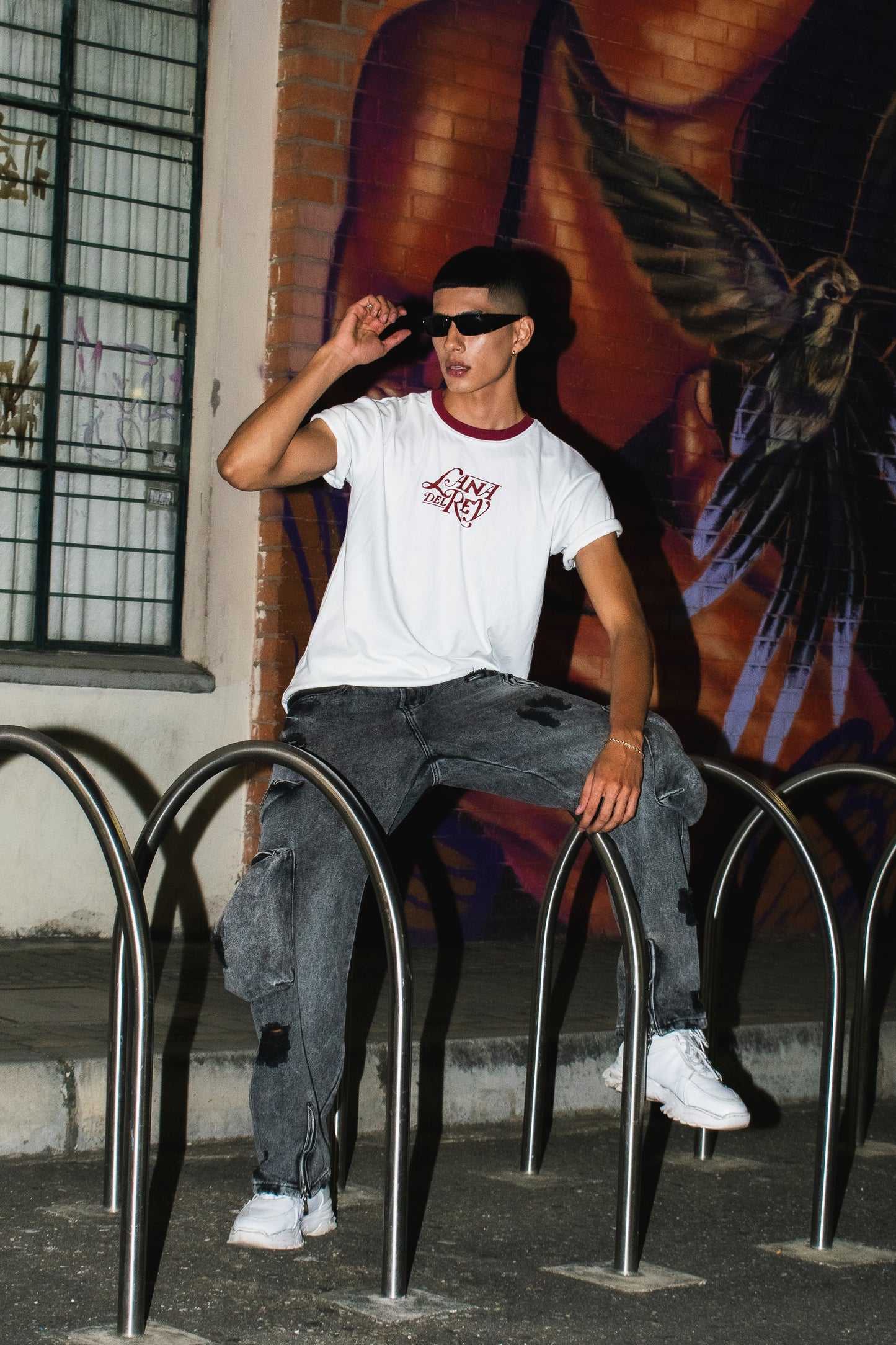 Slimfit White Lana del Rey