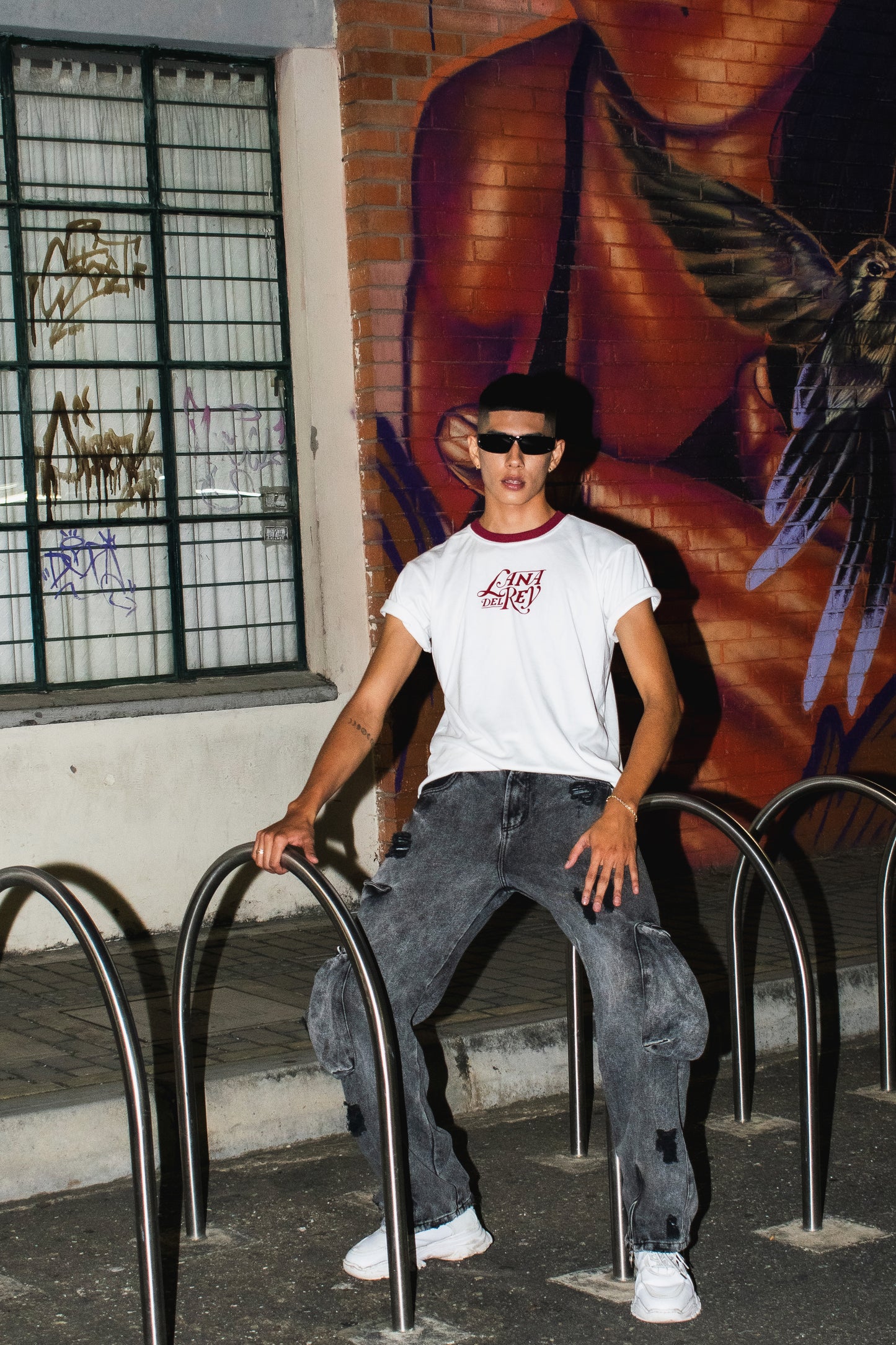 Slimfit White Lana del Rey