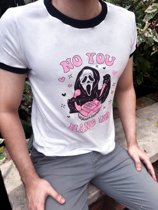 No, You Hang Up! Ringer Tee