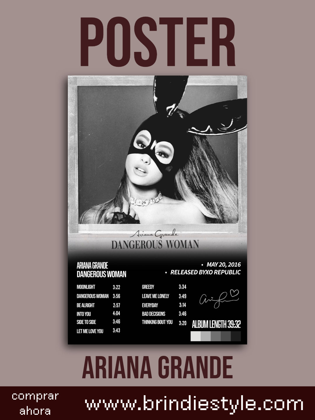 Poster The weeknd, Lana del Rey, Ariana Grande