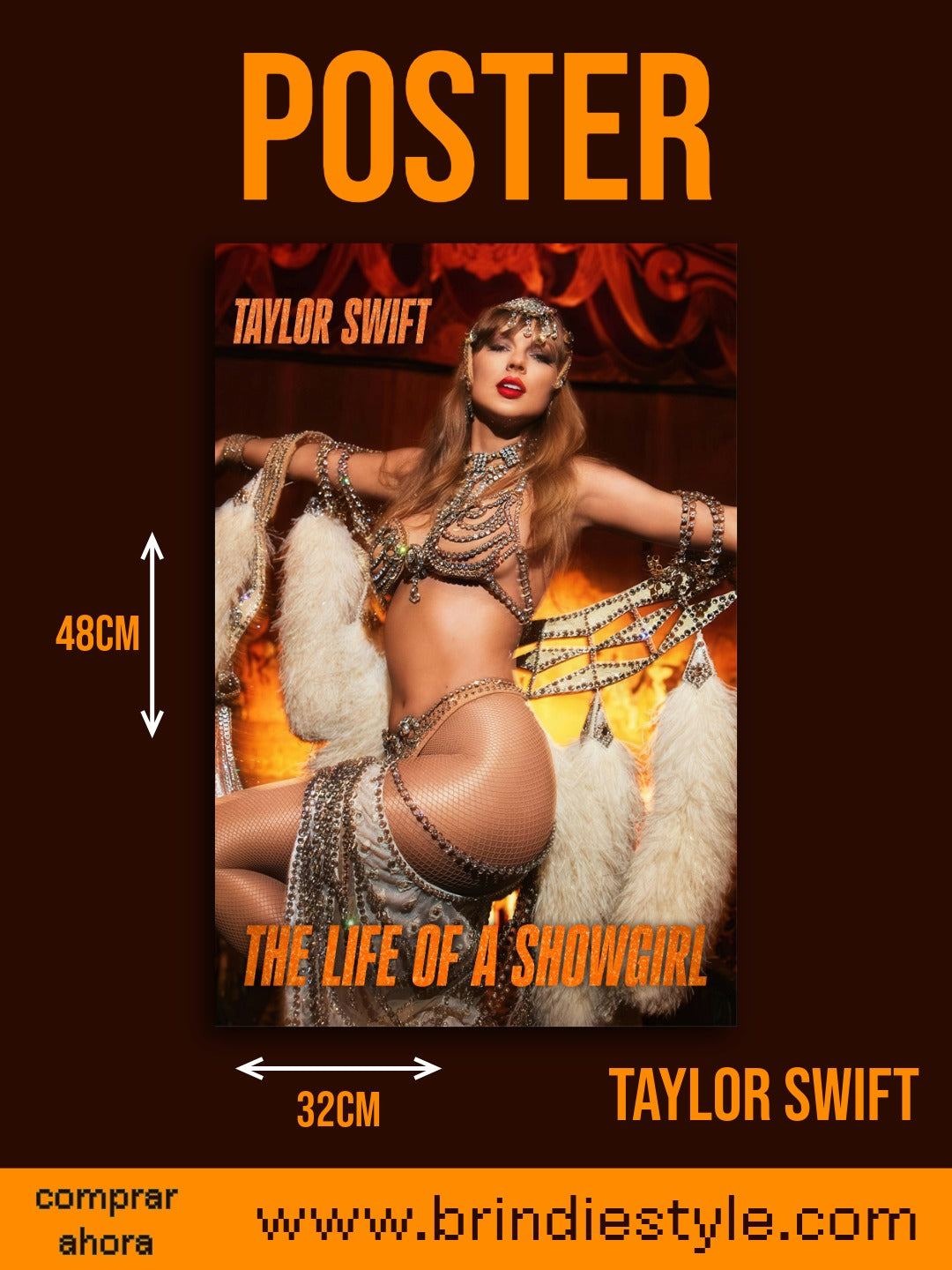 Pack de 7 Pósters – Taylor Swift: The Life of a Showgirl