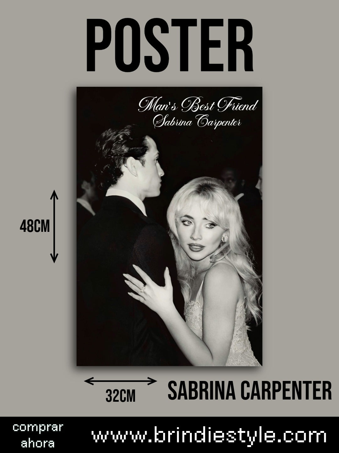 Pack de 3 Pósters – Sabrina Carpenter Man's Best Friend