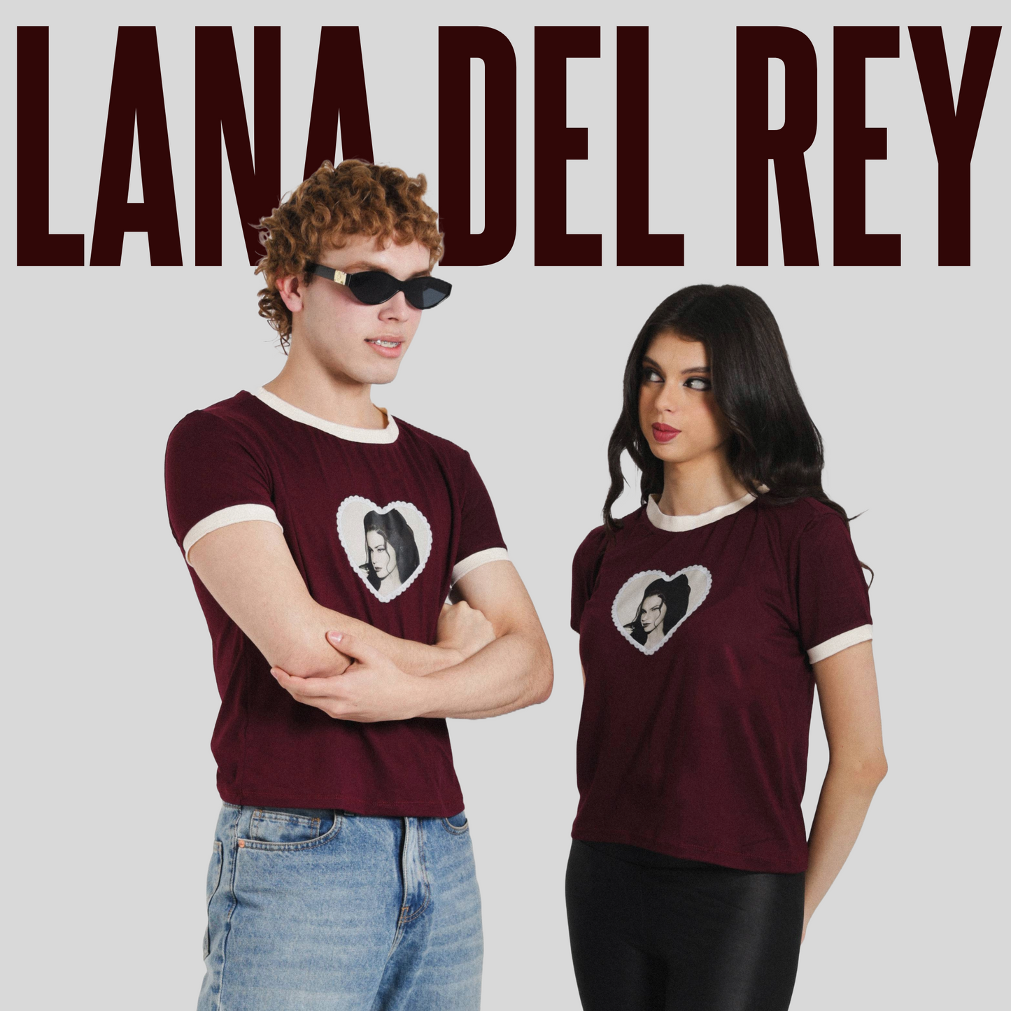 Ringer tee Maroon Lana del Rey