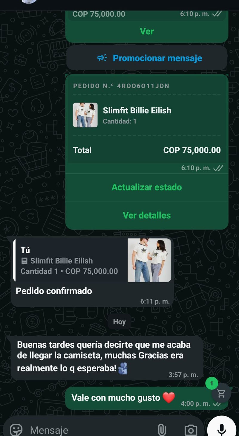 Testimonio de WhatsApp
