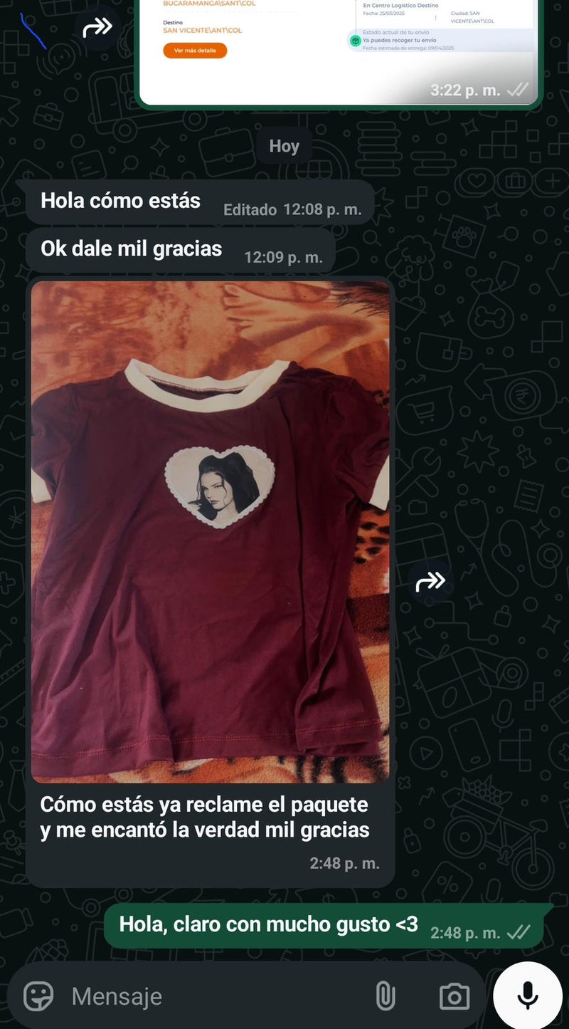 Testimonio de WhatsApp